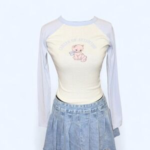 Threads of Luxury "Center of Attention" kitten long sleeve baby tee